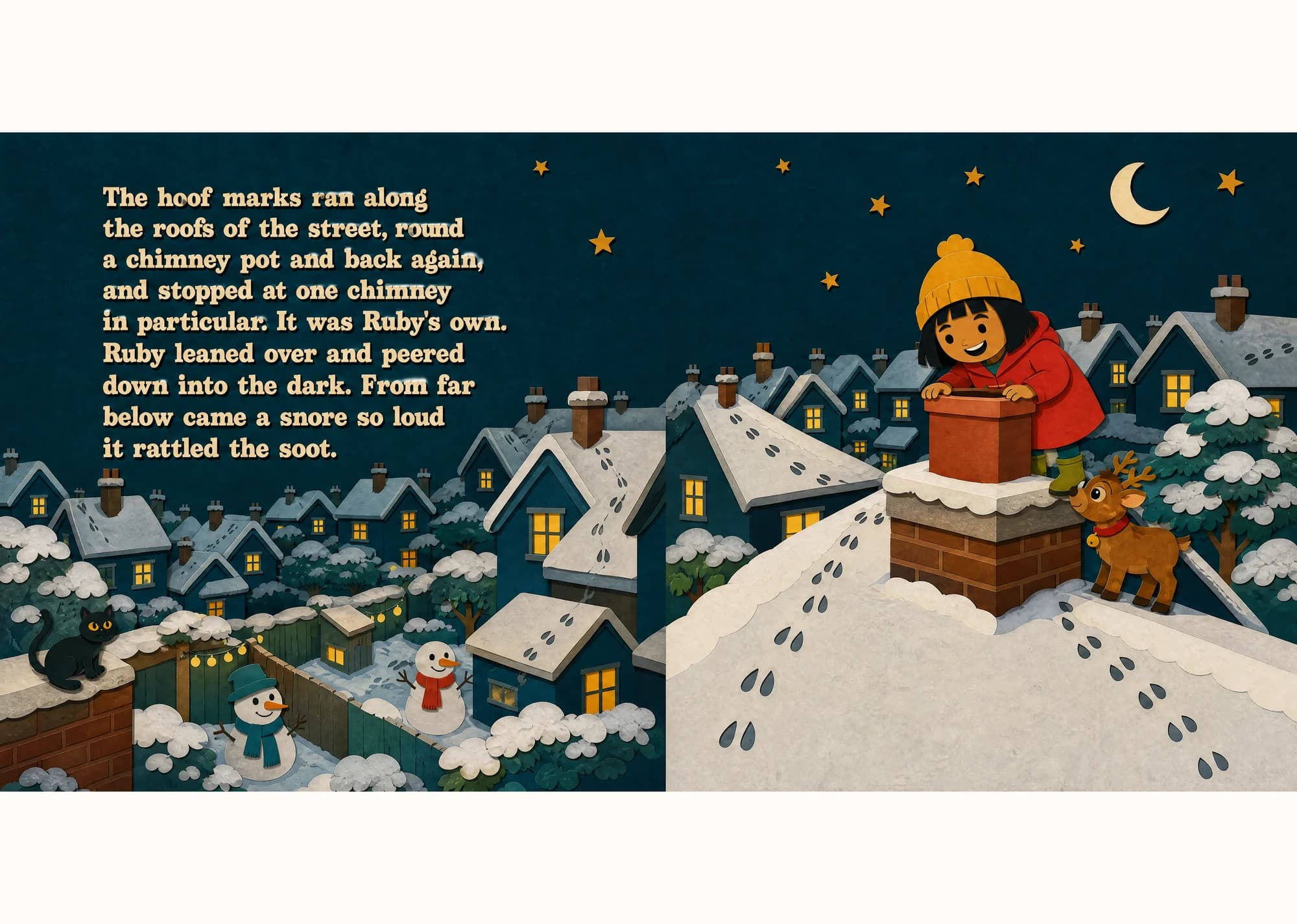 A spread from inside this book