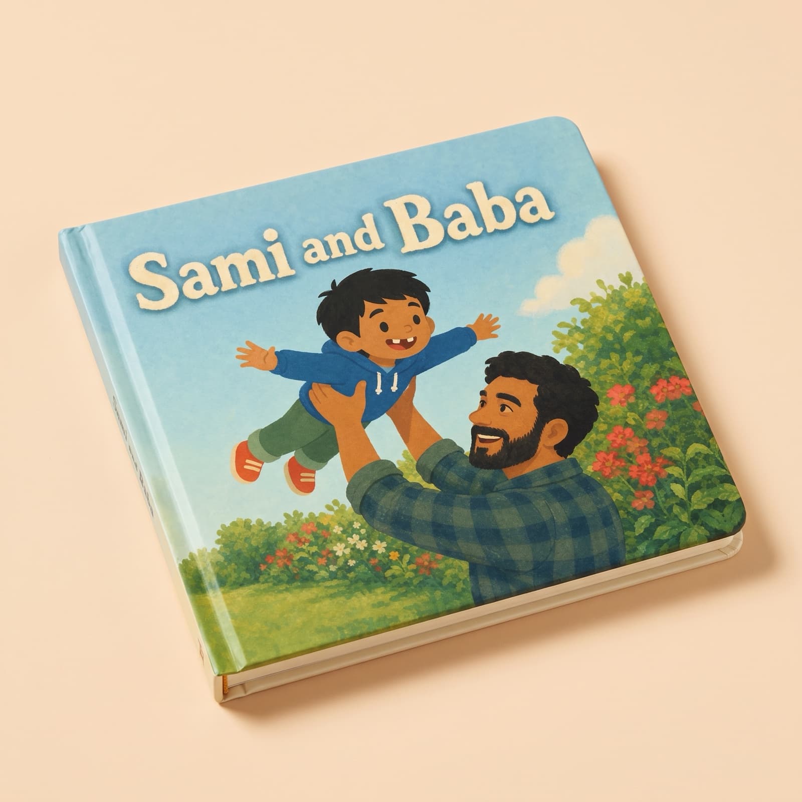 The cover of A Day with Dad, a personalized storybook