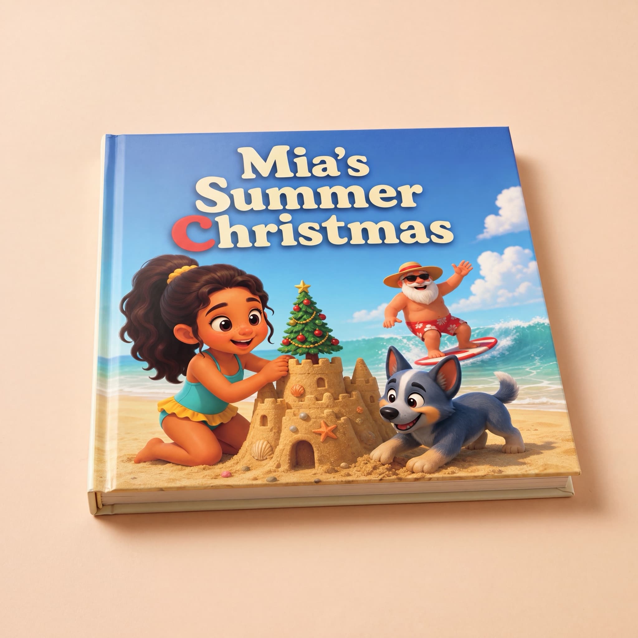 The cover of Your Summer Christmas, a personalized storybook