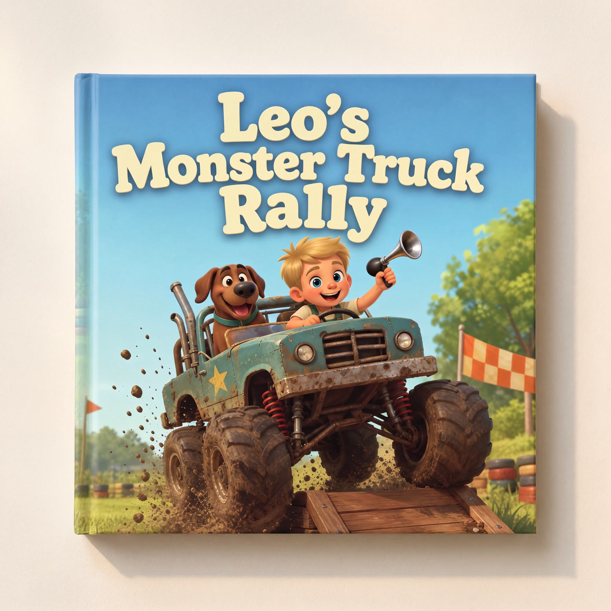 The cover of Your Monster Truck Rally, a personalized storybook