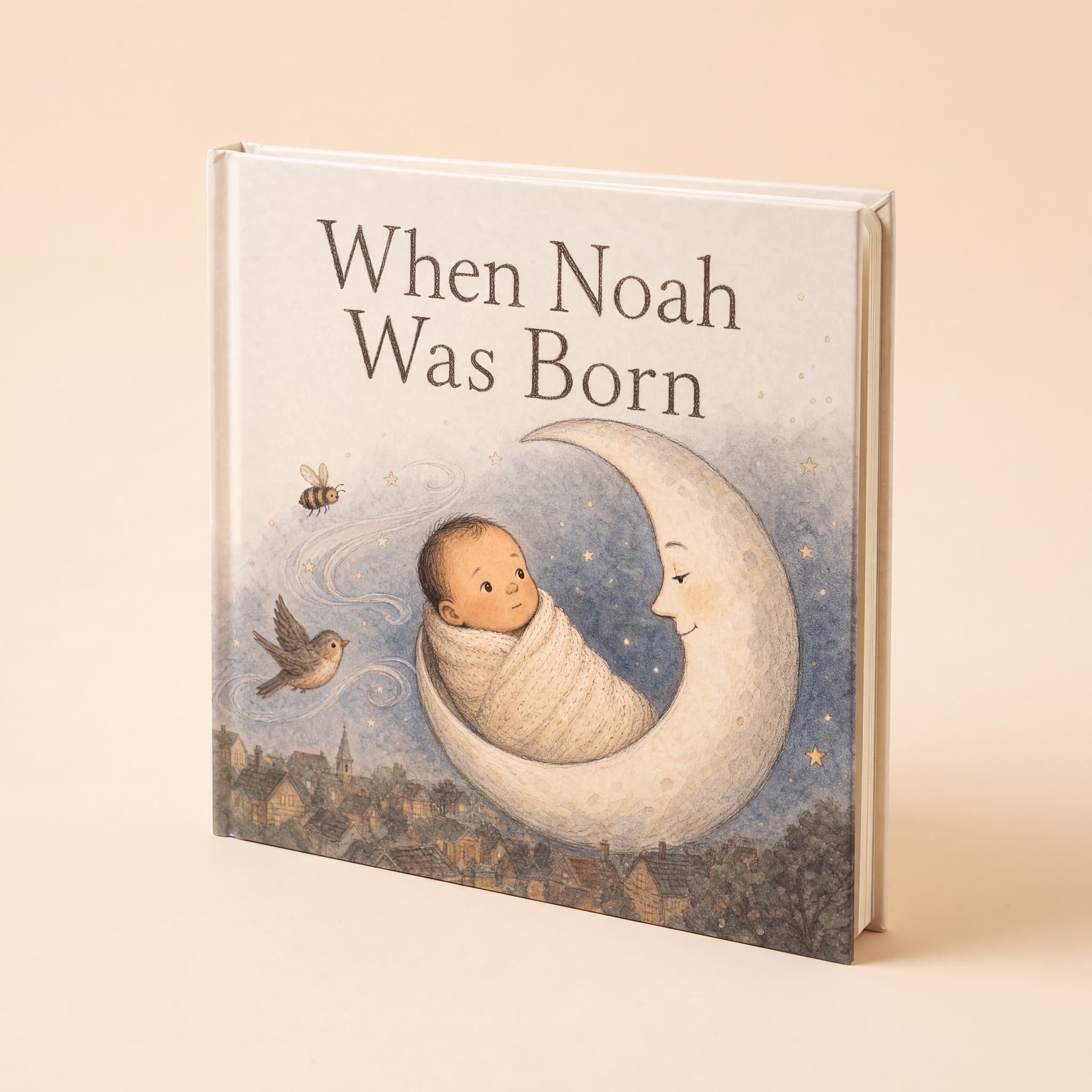 The cover of When You Were Born, a personalized storybook