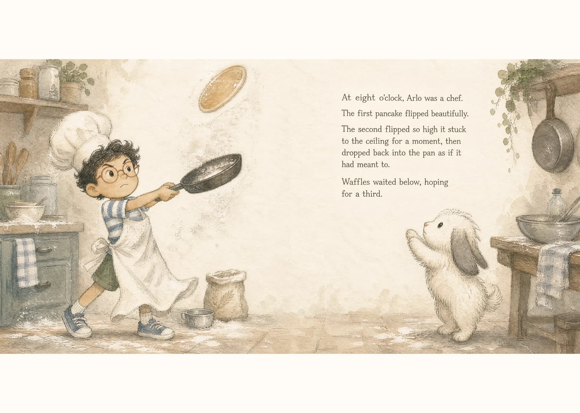A spread from inside this book